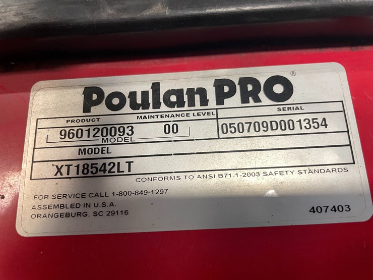 #7236-•-poulan-pro-xt-42"-riding-mower,-needs-head-gasket-image-30