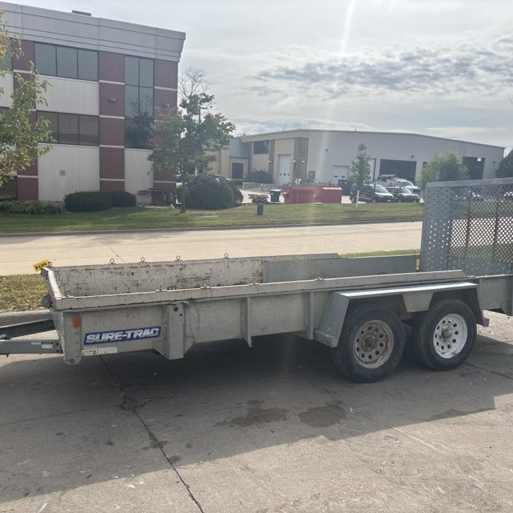 #5074 • 2017 Sure Track Aluminum 16' Utility Trailer