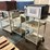 #7254-•-(3)-metal-rolling-carts,-wood-crate-and-microwave-image-5