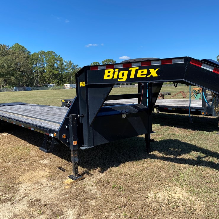 #22 • #120 • BigTex Gooseneck 14GN Trailer GVWR 15,900 lbs