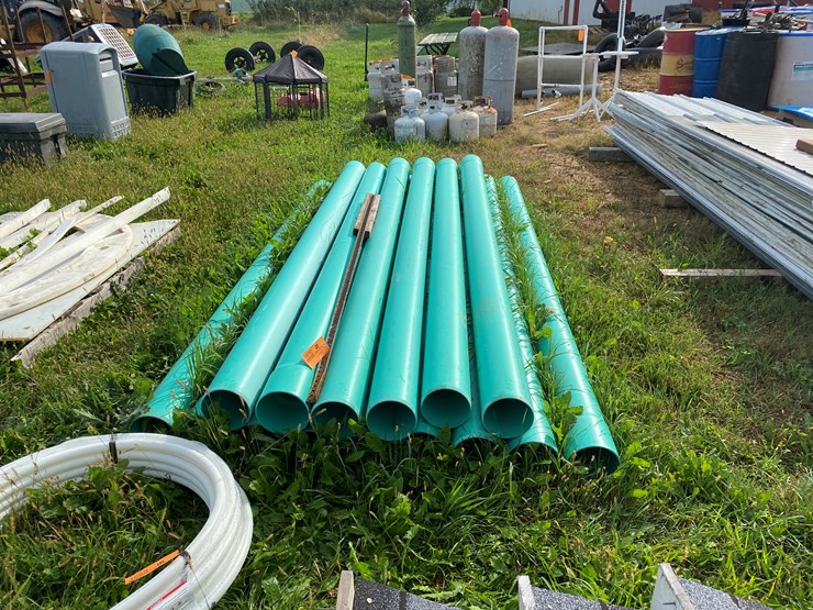 #1670-•-pile-of-6"-pvc-sewer-pipe-image-2