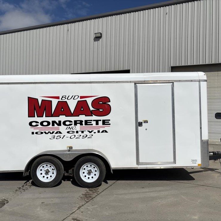 #5042 • 2018 H & H 16' Enclosed Trailer