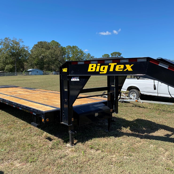 #33 • #122 • BigTex Gooseneck 14GN Trailer GVWR 15,900 lbs