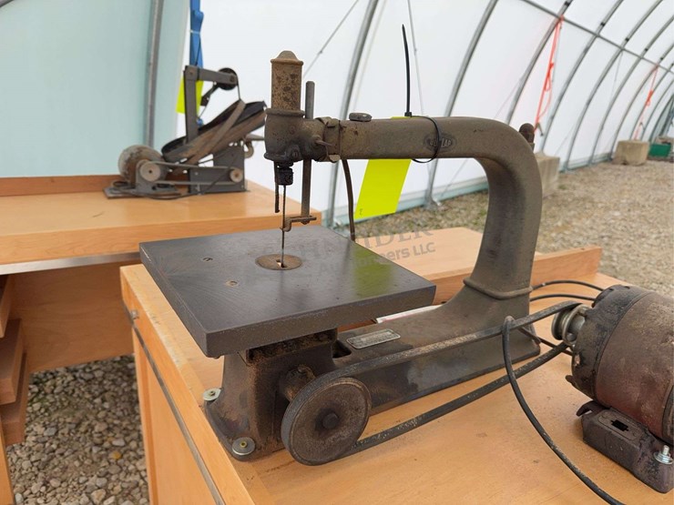 2--woodworking-tools-w/-wooden-work-tables-image-9