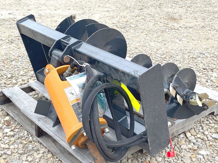 unused-wolverine-skid-steer-auger-w/-2-augers-image-2
