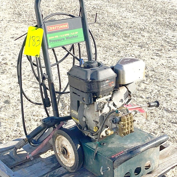Craftsman 2,400 PSI gas powered pressure washer