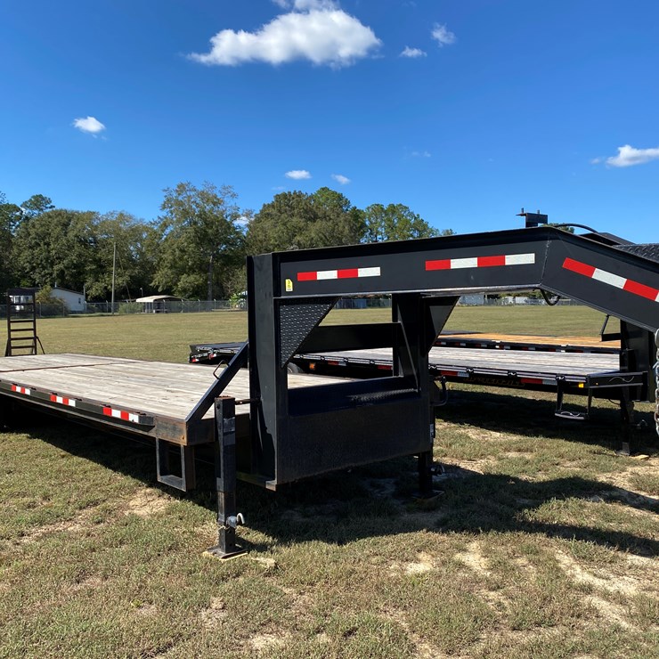 #34 • #123 • GSK Metal Works Gooseneck Trailer GVWR 14,000 lbs