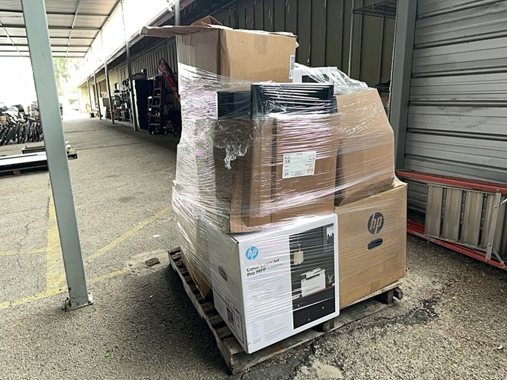 lot#--pallet-of-assorted-printers-monitors-and-projectors-image-1