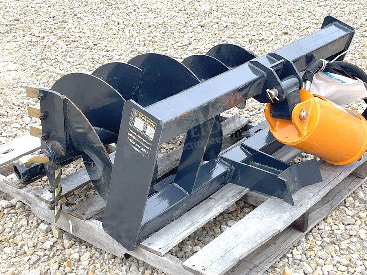 unused-wolverine-skid-steer-auger-w/-2-augers-image-1