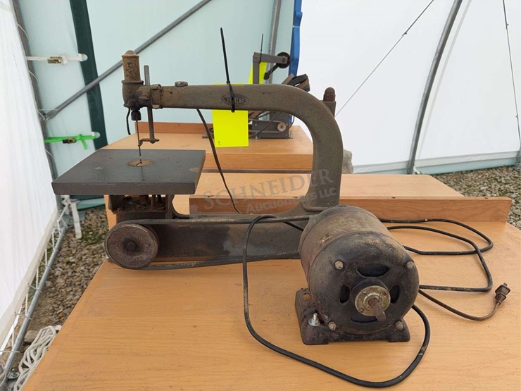 2--woodworking-tools-w/-wooden-work-tables-image-7