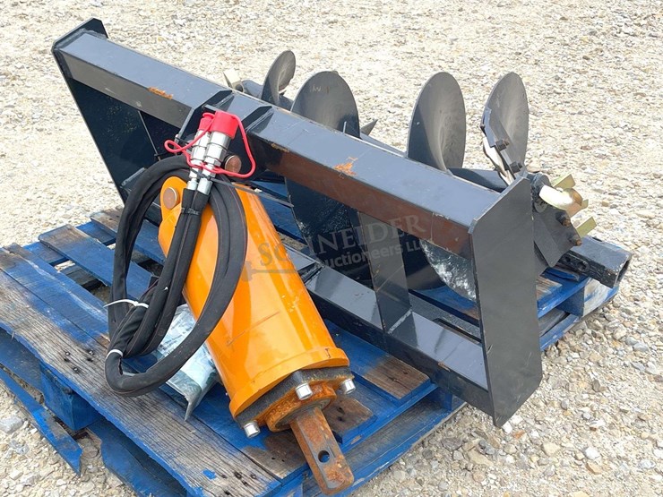 unused-wolverine-skid-steer-auger-w/-2-augers-image-2