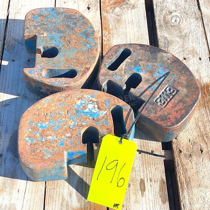 3- small tractor suitcase weights