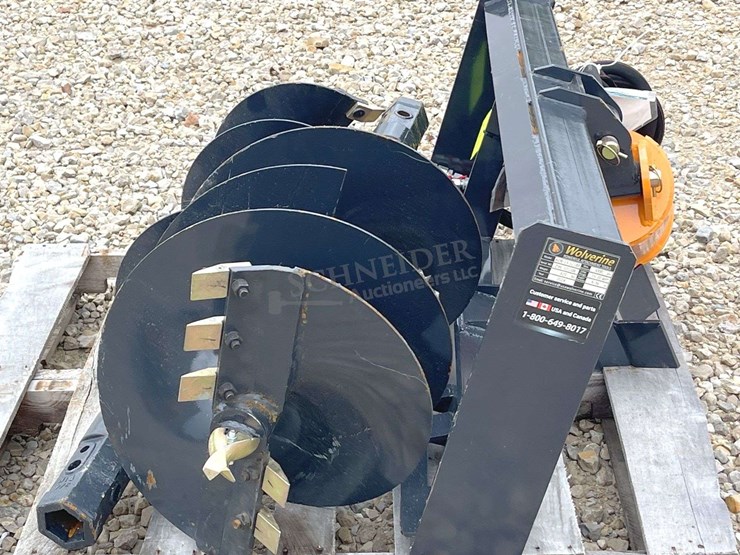 unused-wolverine-skid-steer-auger-w/-2-augers-image-3