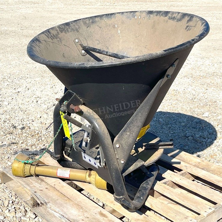 3-pt. PTO drive seed spreader, from the estate of Dr. Ken Buchmann