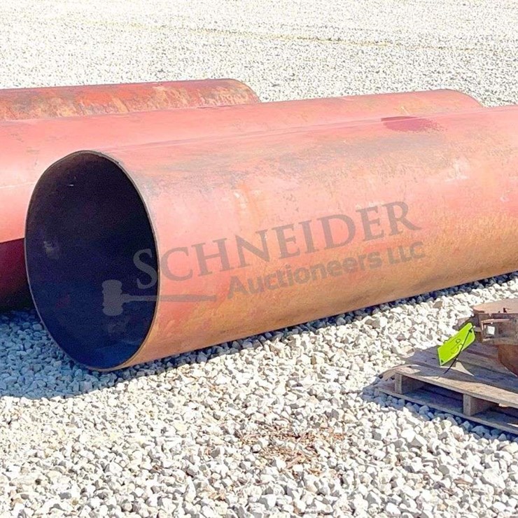 3- 30" diameter HD steel pipes 8'-10' long