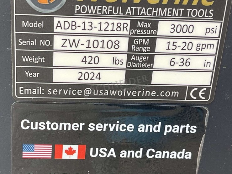 unused-wolverine-skid-steer-auger-w/-2-augers-image-7