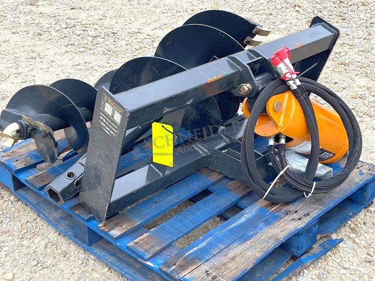 unused-wolverine-skid-steer-auger-w/-2-augers-image-1