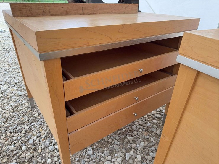 2--woodworking-tools-w/-wooden-work-tables-image-6