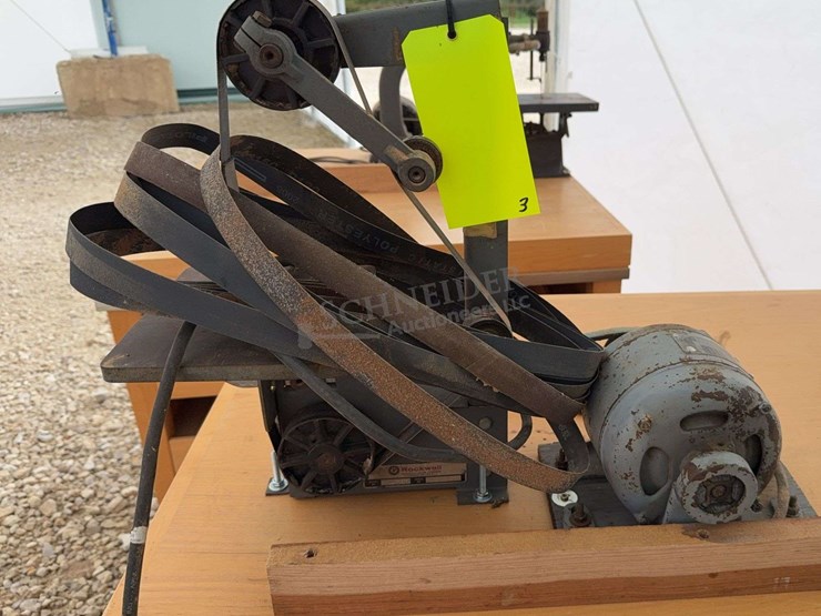 2--woodworking-tools-w/-wooden-work-tables-image-3