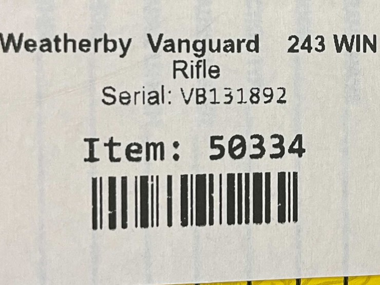 #2060-•-weatherby-vanguard-243-win-bolt-action-rifle,-sn:-vb131892-image-23