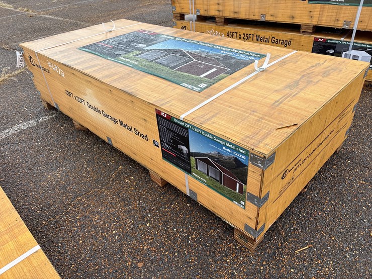 #6872-•-23ft-x-22ft-double-garage-metal-shed-(new)-image-1