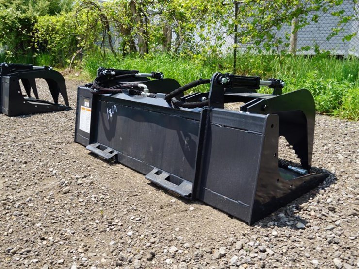 #1371-•-new!-wolverine-skid-steer-grapple-bucket-attachment-image-3