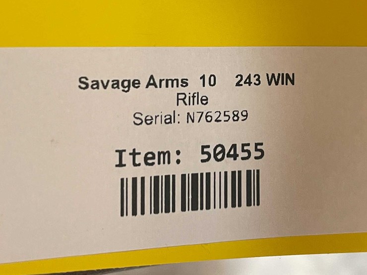 #2094-•-savage-arms-model-10-243-win-bolt-action-rifle,-sn:-n762589-image-23