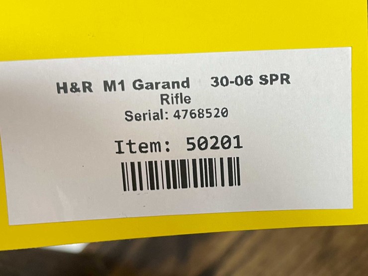 #2076-•-h-&-r-m1-garand-30-06-sprg-semi-auto-rifle,-sn:-4768520-image-30