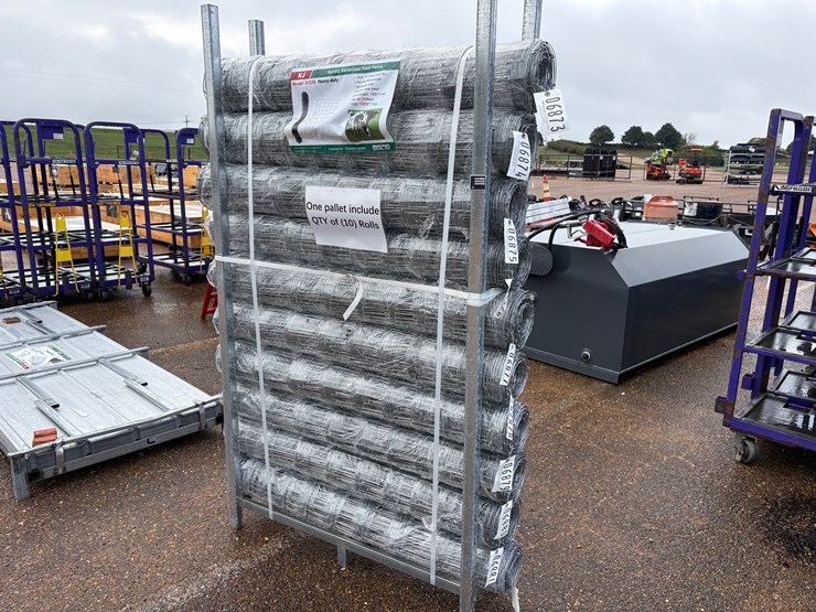 #6882-•-4ft-x-100ft-roll-of-galvanized-field-fence-(new)-image-1
