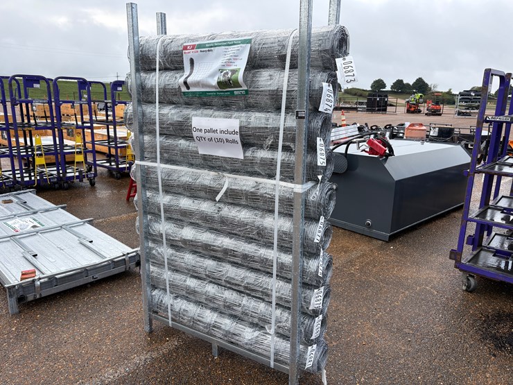 #6878-•-4ft-x-100ft-roll-of-galvanized-field-fence-(new)-image-1