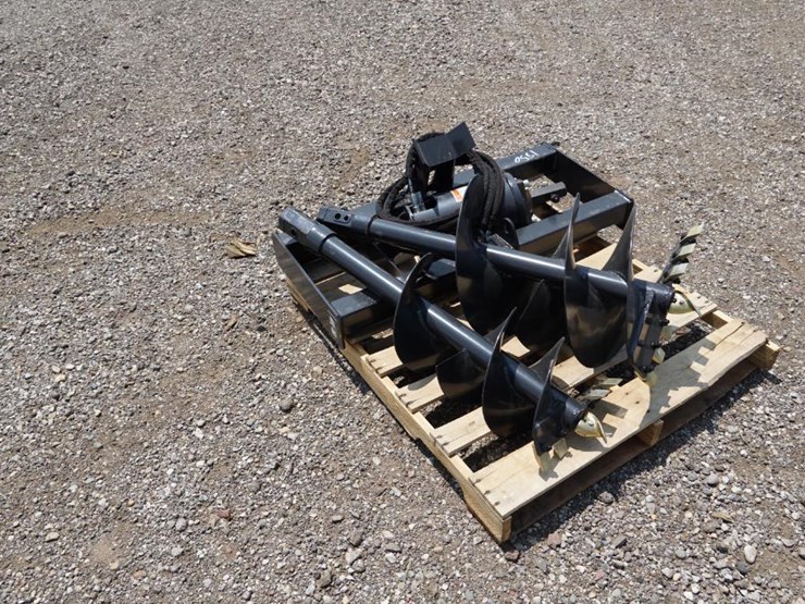 #1366-•-new!-wolverine-skid-steer-auger-drive-and-bit-attachment-image-3