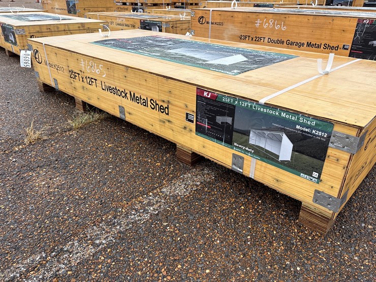 #6865-•-25ft-x-12ft-livestock-metal-shed-(new)-image-1