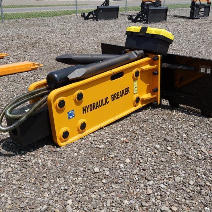 #1375 • New! Wolverine Skid Steer Concrete Breaker Attachment