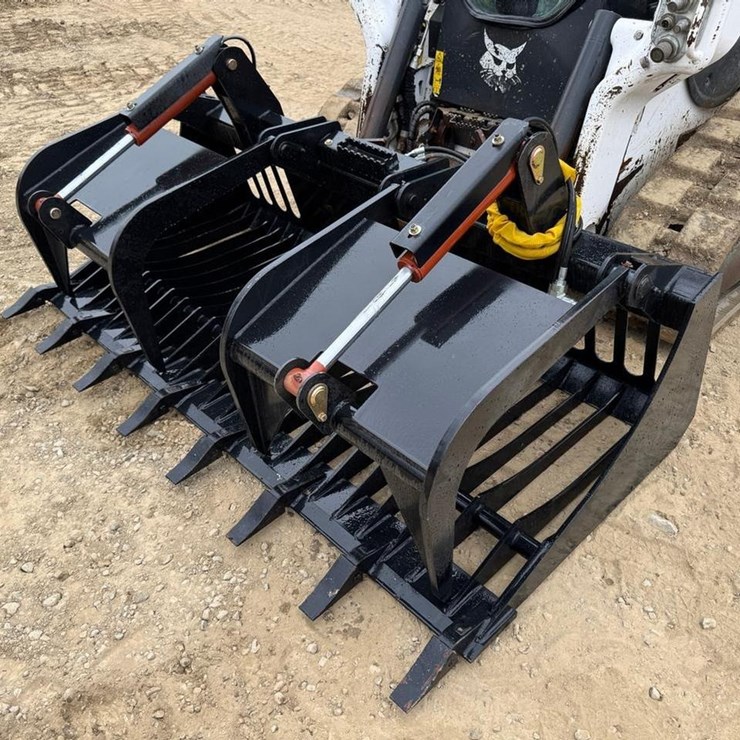 Wildcat 80" Heavy Duty Skid Steer Skeleton Grapple