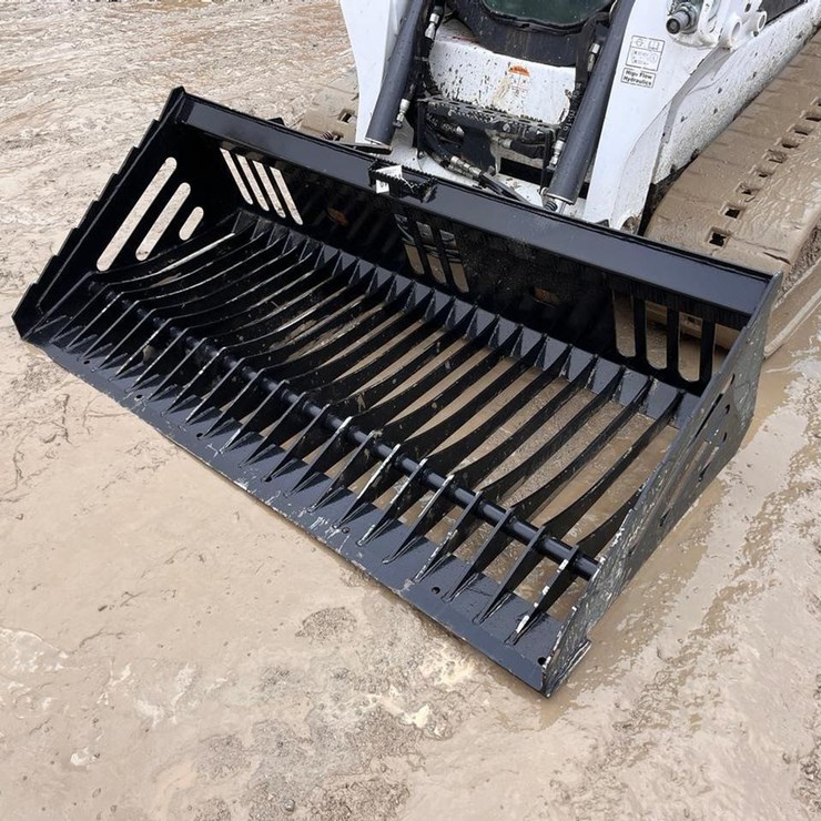 Wildcat 80" Skid Steer Smooth Edge Skeleton Bucket